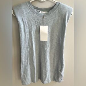 Zara Sleeveless Shoulder Pad Top NWT